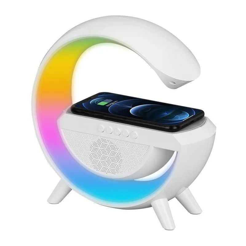 Led wireless charger Speaker & Lamp