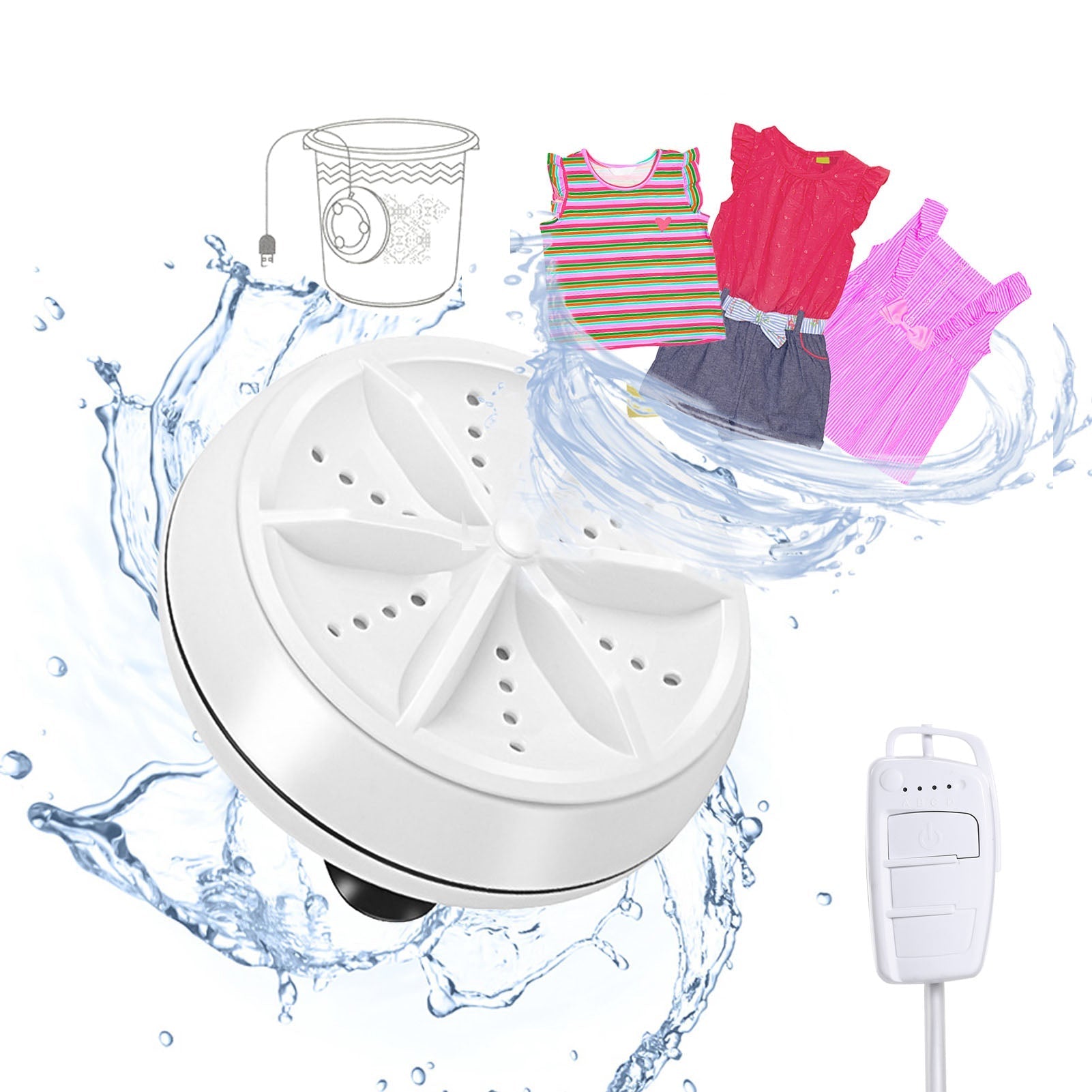 Portable Mini Washing Machine